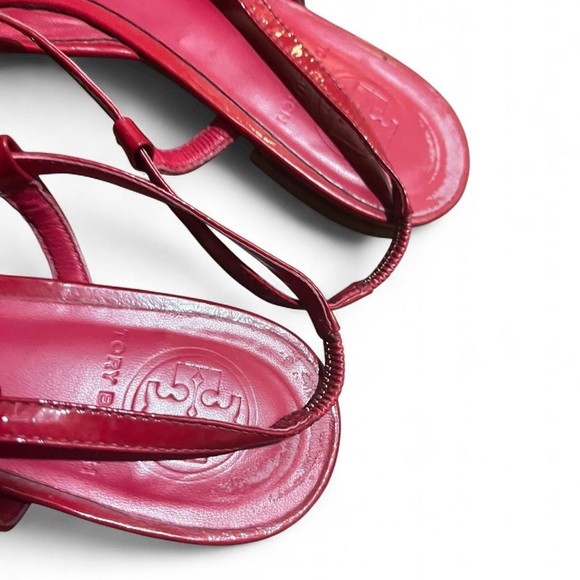 Tory Burch Red and Gold Sandals for Women - Picture 3 of 4